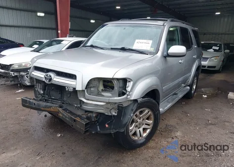 2005 Toyota Sequoia Limited V8 из США, поврежденный, VIN 5TDBT48A75S256810